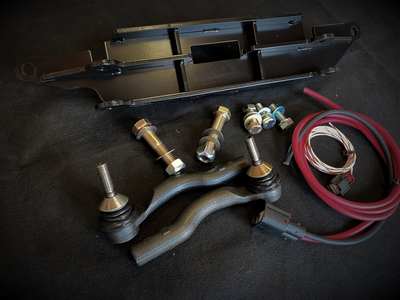 Electric Steering Rack conversion for 2015+ Mustang Rack into 2003+ Crown Victoria suspension